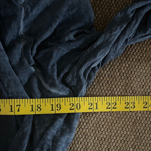 Nina Kendosa Paris Dark grayish Blue open front long sleeve cardigan‎ size M/L - Picture 5 of 9